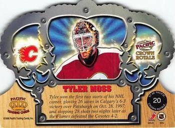 1997-98 Pacific Crown Royale #20 Tyler Moss Back