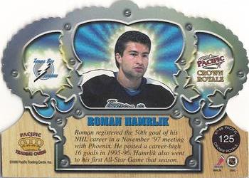 1997-98 Pacific Crown Royale #125 Roman Hamrlik Back