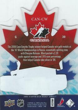 2009-10 Upper Deck - Clearly Canadian #CAN-CW Cam Ward  Back