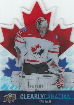 2009-10 Upper Deck - Clearly Canadian #CAN-CW Cam Ward  Front