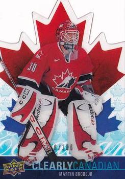 2009-10 Upper Deck - Clearly Canadian #CAN-MB Martin Brodeur  Front