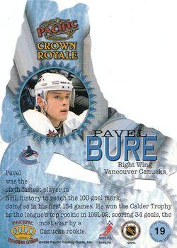 1997-98 Pacific Crown Royale - Blades of Steel #19 Pavel Bure Back