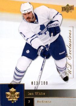 2009-10 Upper Deck - UD Exclusives #34 Ian White Front