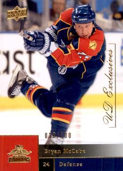2009-10 Upper Deck - UD Exclusives #71 Bryan McCabe Front