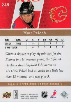 2009-10 Upper Deck - UD Exclusives #245 Matt Pelech Back