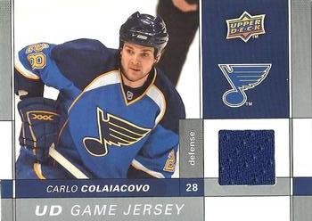 2009-10 Upper Deck - UD Game Jerseys #GJ-CC Carlo Colaiacovo  Front