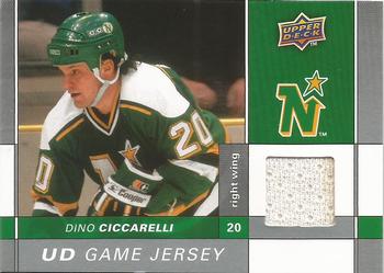2009-10 Upper Deck - UD Game Jerseys #GJ-DC Dino Ciccarelli  Front