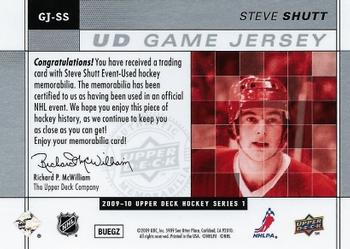 2009-10 Upper Deck - UD Game Jerseys #GJ-SS Steve Shutt  Back