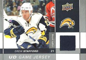 2009-10 Upper Deck - UD Game Jerseys #GJ-ST Drew Stafford  Front