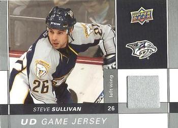 2009-10 Upper Deck - UD Game Jerseys #GJ-SU Steve Sullivan  Front