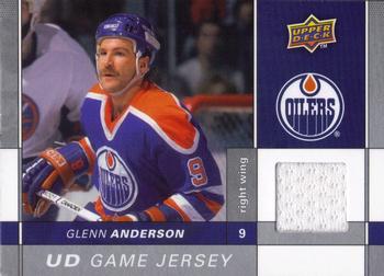 2009-10 Upper Deck - UD Game Jerseys #GJ-GA Glenn Anderson  Front