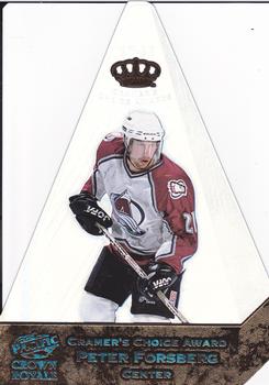 1997-98 Pacific Crown Royale - Cramer's Choice Jumbos #4 Peter Forsberg Front