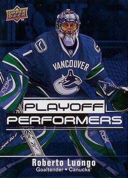 2009-10 Upper Deck - Playoff Performers #PP11 Roberto Luongo  Front