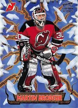 1997-98 Pacific Crown Royale - Freeze Out #11 Martin Brodeur Front