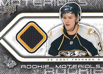 2009-10 Upper Deck - Rookie Materials #RM-CF Cody Franson  Front