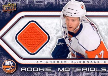2009-10 Upper Deck - Rookie Materials #RM-MA Andrew MacDonald  Front