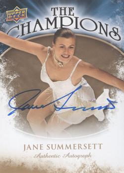 2009-10 Upper Deck - The Champions Gold Autographs #CH-JS Jane Summersett  Front