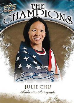2009-10 Upper Deck - The Champions Gold Autographs #CH-JC Julie Chu  Front