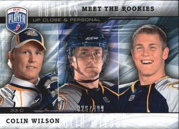 2009-10 Upper Deck Be A Player - Meet the Rookies #MR7 Colin Wilson  Front