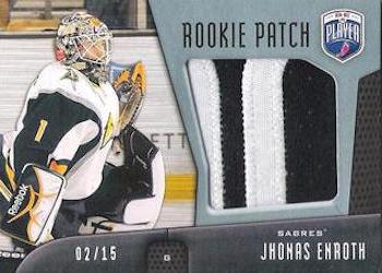 2009-10 Upper Deck Be A Player - Rookie Patches #RJ-JE Jhonas Enroth  Front