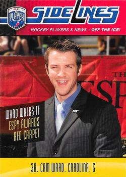 2009-10 Upper Deck Be A Player - Sidelines #S4 Cam Ward  Front