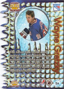 1997-98 Pacific Crown Collection - Slap Shots #5a Wayne Gretzky Back