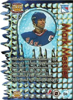 1997-98 Pacific Crown Collection - Slap Shots #5b Mark Messier Back