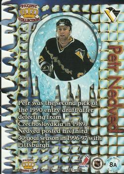 1997-98 Pacific Crown Collection - Slap Shots #8a Petr Nedved Back
