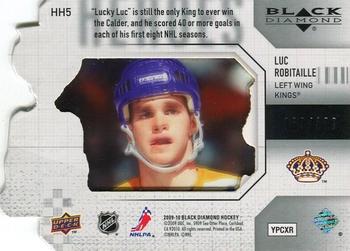 2009-10 Upper Deck Black Diamond - Hardware Heroes #HH5 Luc Robitaille  Back