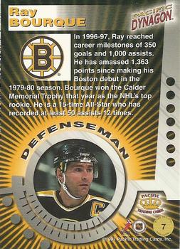 1997-98 Pacific Dynagon #7 Ray Bourque Back