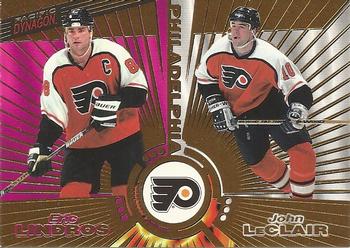1997-98 Pacific Dynagon #141 John LeClair / Eric Lindros Front