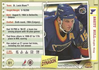 1997-98 Pacific Dynagon - Best-Kept Secrets #81 Brett Hull Back