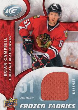 2009-10 Upper Deck Ice - Frozen Fabrics #FR-BC Brian Campbell  Front