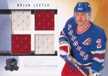 2009-10 Upper Deck The Cup - Foundations Jerseys #CF-BL Brian Leetch  Front