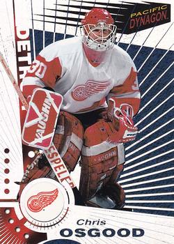 1997-98 Pacific Dynagon - Tandems #12 Chris Osgood / Martin Brodeur Front