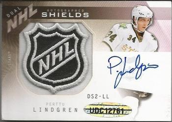2009-10 Upper Deck The Cup - NHL Shields Dual Autographs #DS2-LL Ville Leino / Perttu Lindgren  Back