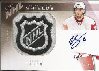 2009-10 Upper Deck The Cup - NHL Shields Dual Autographs #DS2-LL Ville Leino / Perttu Lindgren  Front