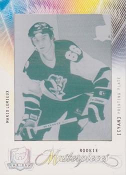 2009-10 Upper Deck The Cup - Printing Plates Cyan #MAS-48 Mario Lemieux  Front