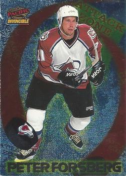1997-98 Pacific Invincible - Attack Zone #5 Peter Forsberg Front