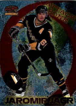 1997-98 Pacific Invincible - Attack Zone #20 Jaromir Jagr Front