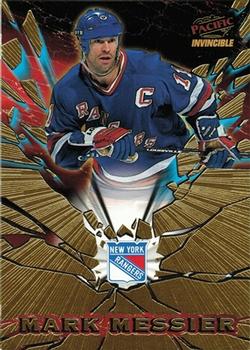 1997-98 Pacific Invincible - Feature Performers #22 Mark Messier Front