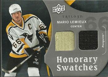2009-10 Upper Deck Trilogy - Honorary Swatches #HS-ML Mario Lemieux  Front