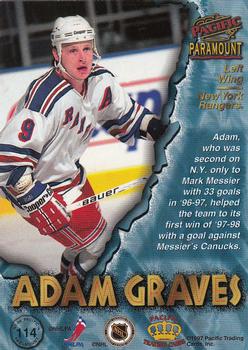 1997-98 Pacific Paramount #114 Adam Graves Back