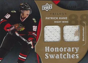 2009-10 Upper Deck Trilogy - Honorary Swatches Gold #HS-PK Patrick Kane  Front