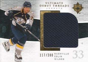 2009-10 Upper Deck Ultimate Collection - Debut Threads #UDT-CW Colin Wilson  Front