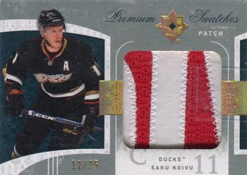 2009-10 Upper Deck Ultimate Collection - Premium Patches #PS-SK Saku Koivu  Front