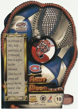 1997-98 Pacific Paramount - Glove Side #10 Andy Moog Back