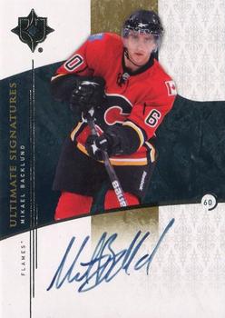 2009-10 Upper Deck Ultimate Collection - Ultimate Signatures #US-MB1 Mikael Backlund  Front