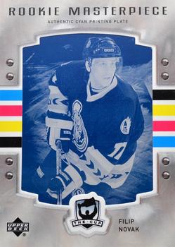 2006-07 Upper Deck The Cup - Printing Plates Artifacts Cyan #C-227 Filip Novak  Front