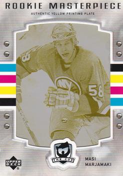 2006-07 Upper Deck The Cup - Printing Plates Artifacts Yellow #Y-213 Masi Marjamaki  Front